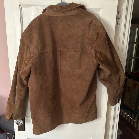 J. Crew Men's Brown Suede Jacket - Picture 2 of 3